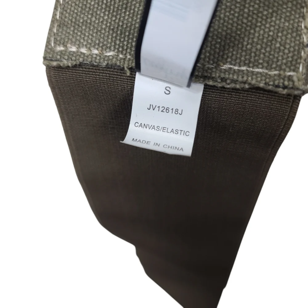 NWT Daytrip Olive Green Canvas Fabric Stretchy Belt S